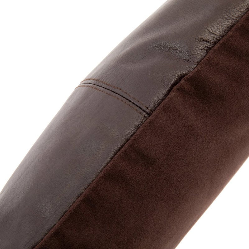 Housse cuir quatre panneaux chocolat 40 × 40 – vue 4 – Bazar Bizar