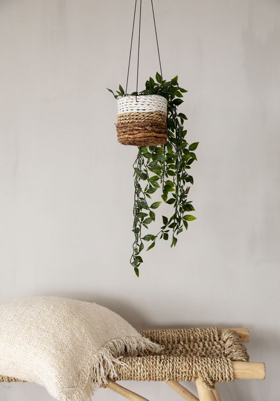 Suspension BANANA blanc naturel S – vue 2 – Bazar Bizar