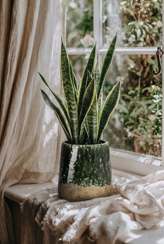 Jardinière conique MOSS taille L – vue 2 – Bazar Bizar