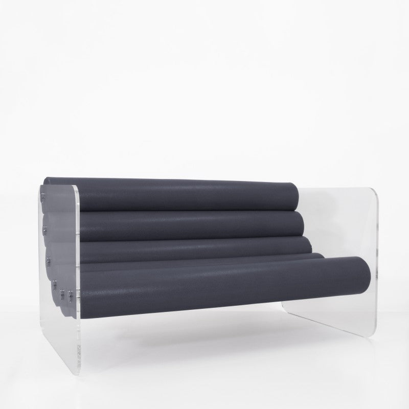 Canapé design MW02 – Parois en PMMA coulé, assise en mousse Soshagro