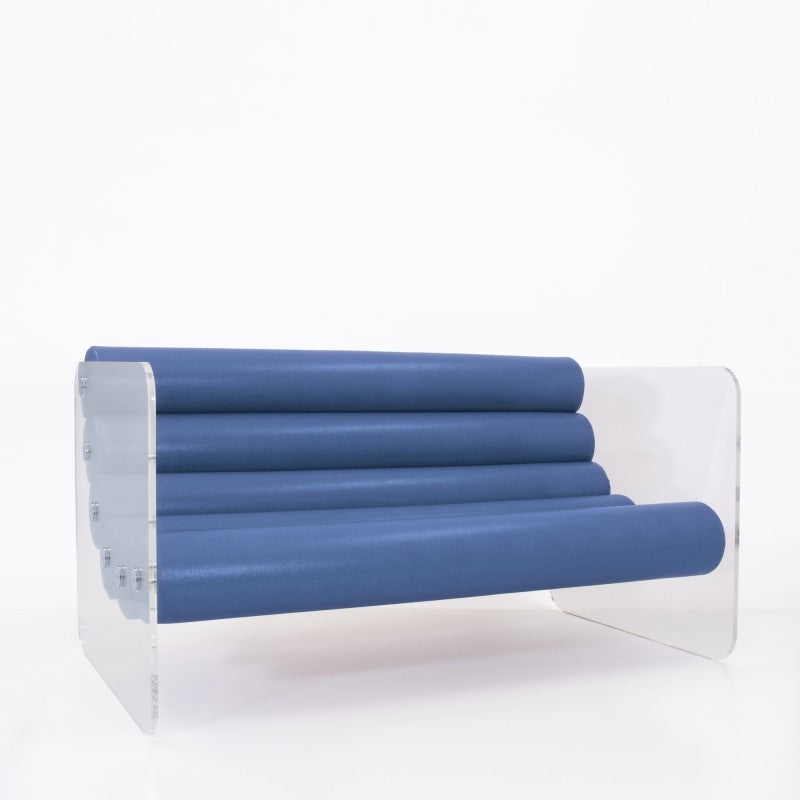Canapé design MW02 – Parois en PMMA coulé, assise en mousse Soshagro