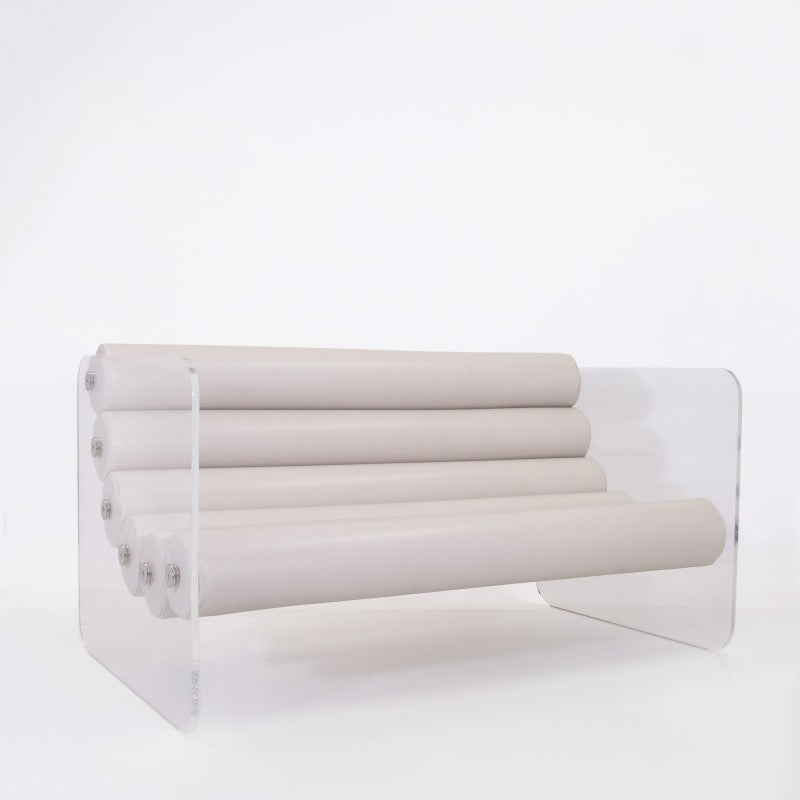Canapé design MW02 – Parois en PMMA coulé, assise en mousse Soshagro