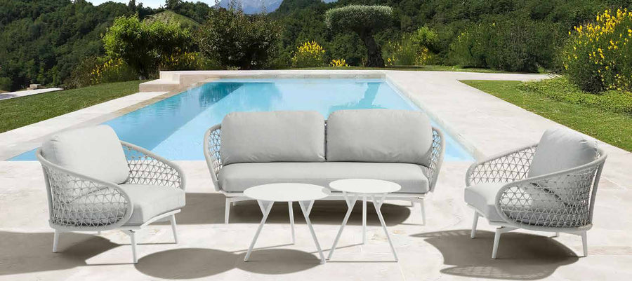 Canapé extérieur CUDDLE 3 places – Light Grey