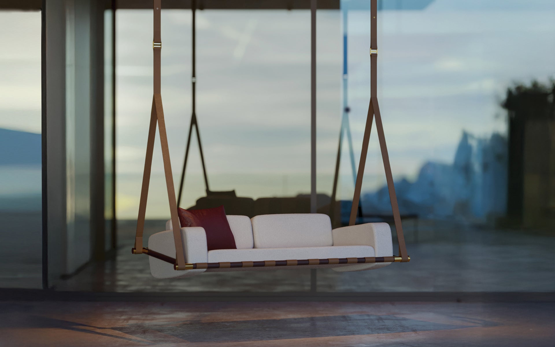 Siège suspendu Fable 2 places