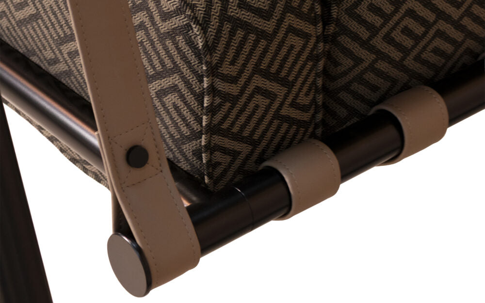 Balançoire Fable Swing 2 places MyFace – détail de l’assise et des sangles