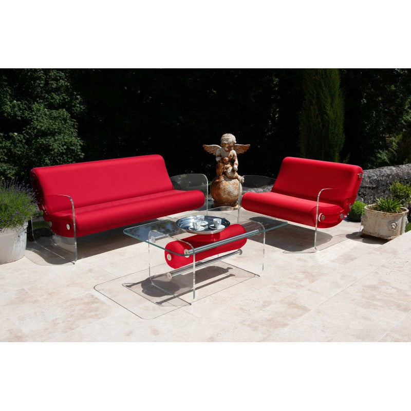 Fauteuil design XL MW03 – Parois en PMMA coulé, assise en mousse