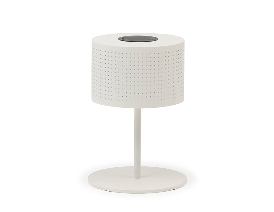 Lampadaire solaire HILO blanc – hauteur basse