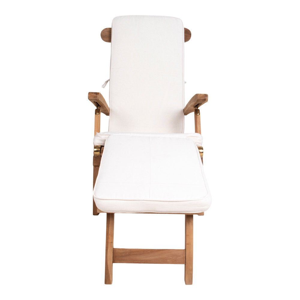 Coussin ARRECIFE blanc pour chilienne – vue complémentaire