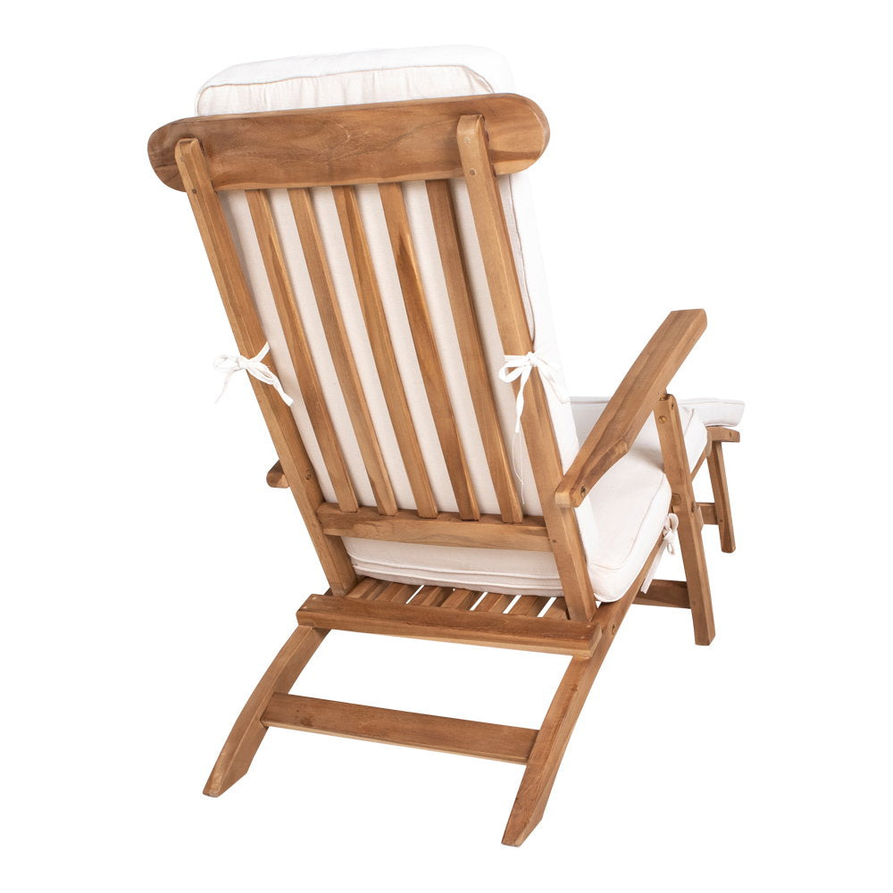 Coussin ARRECIFE blanc pour chilienne – vue complémentaire