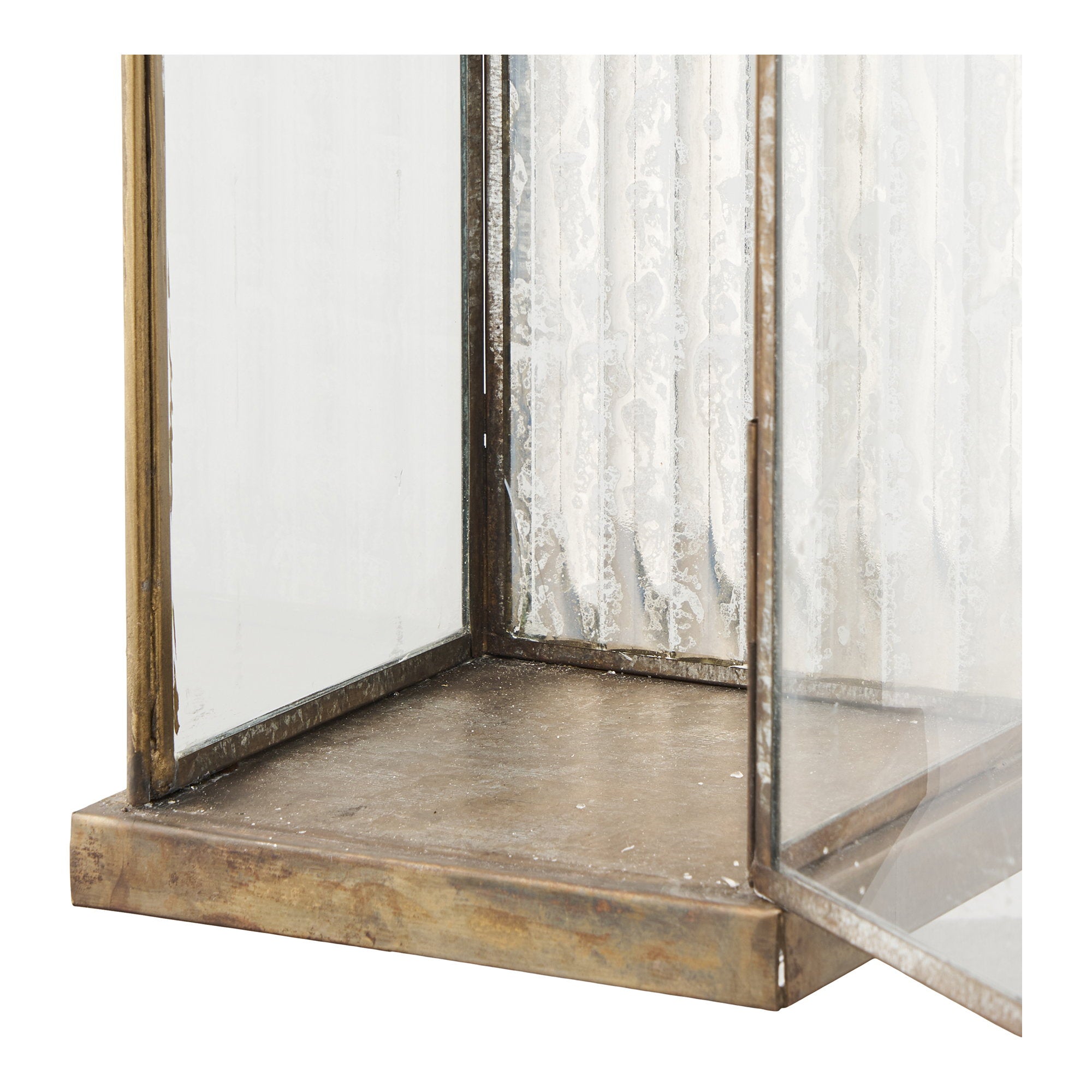 Lanterne HERSLEV finition laiton antique 60 cm – vue complémentaire