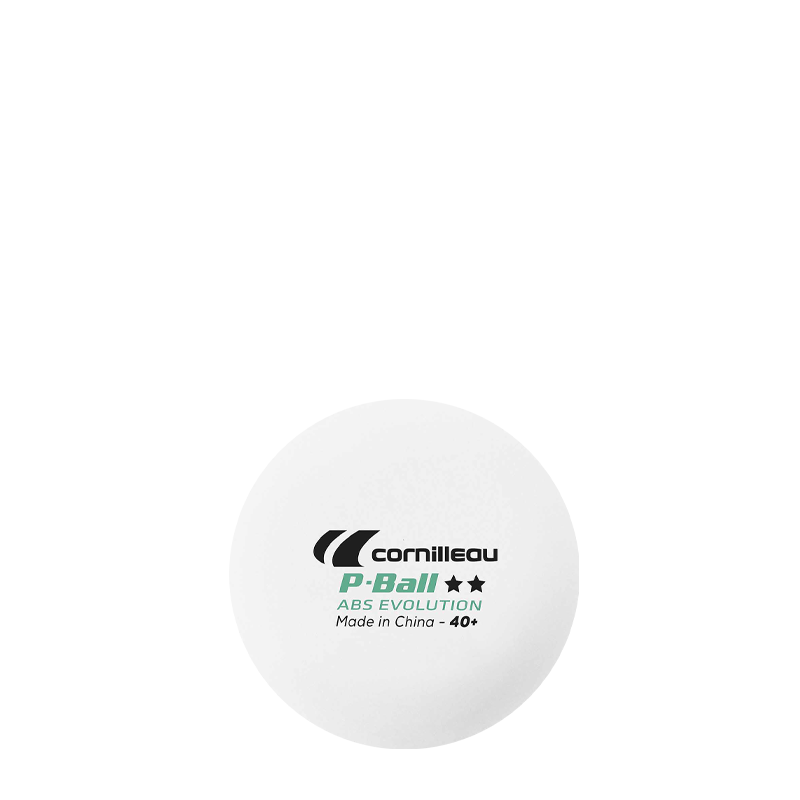 Boite de 6 balles plastique P-BALL OUTDOOR blanches