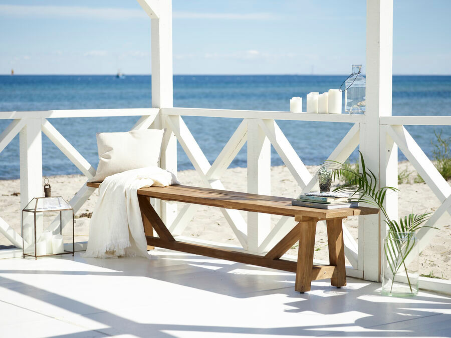 BANC GEORGE TECK AJOURE 38 X 220 CM