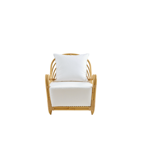 Fauteuil charlottenborg avec coussin d'assise et dossier