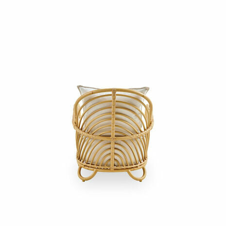 Fauteuil charlottenborg avec coussin d'assise et dossier