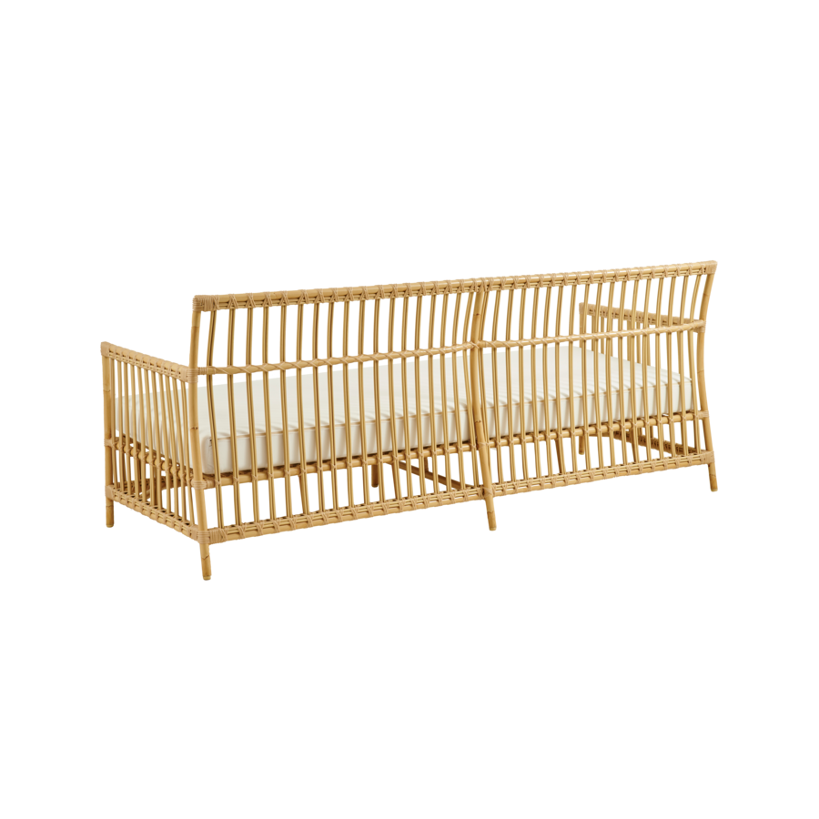 CANAPE CAROLINE 3 PLACES AVEC COUSSIN D'ASSISE ET DOSSIER