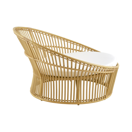 Olympia Nest Outdoor Sofa Natural Hand Painted