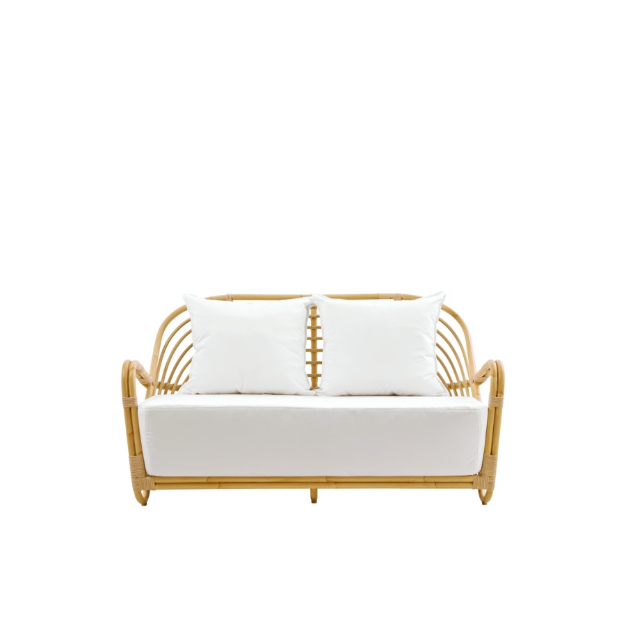 CANAPE CHARLOTTENBORG 2 PLACES AVEC COUSSIN D'ASSISE ET DOSSIER