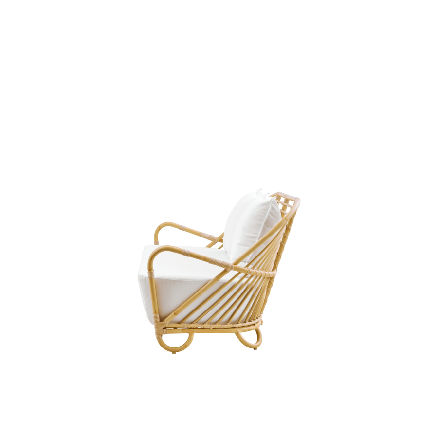 CANAPE CHARLOTTENBORG 2 PLACES AVEC COUSSIN D'ASSISE ET DOSSIER