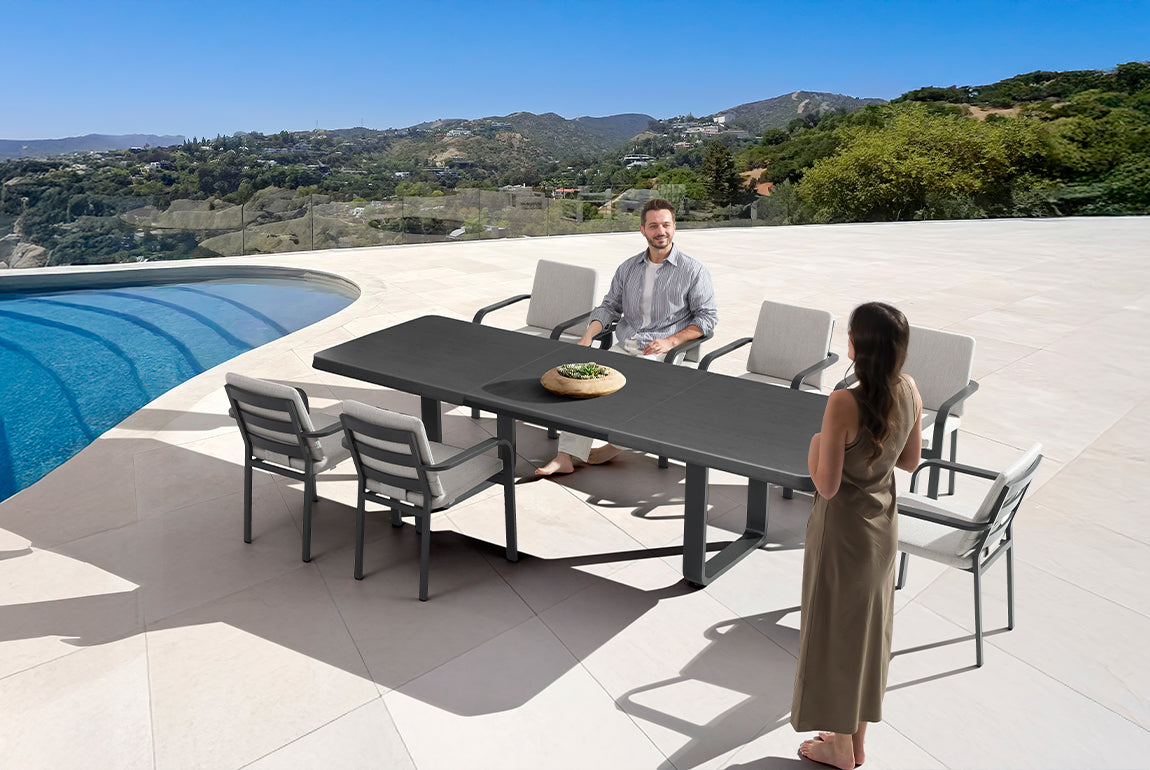 SO CHIC table extensible COUTURE Jardin – vue 5