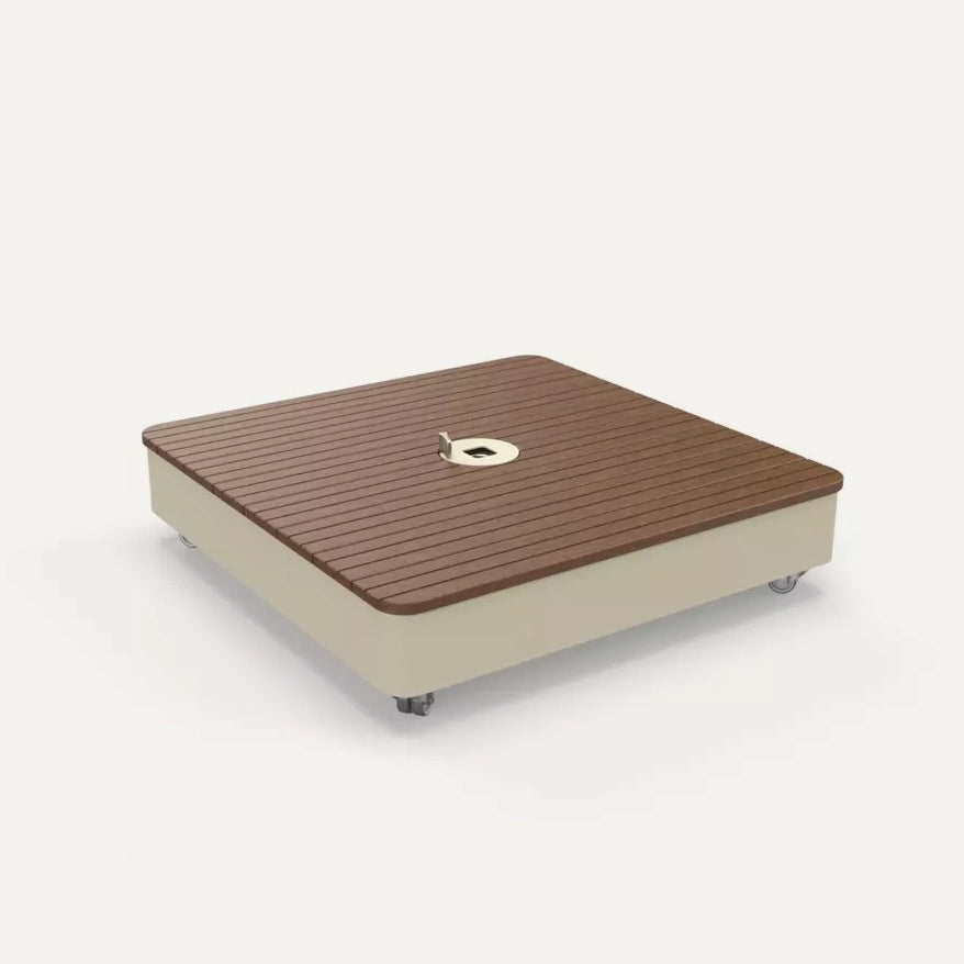 Sand mobile base, wooden cover