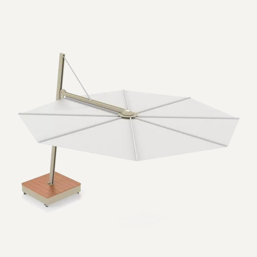 Versa UX Latte round parasol 3.5 m with canvas