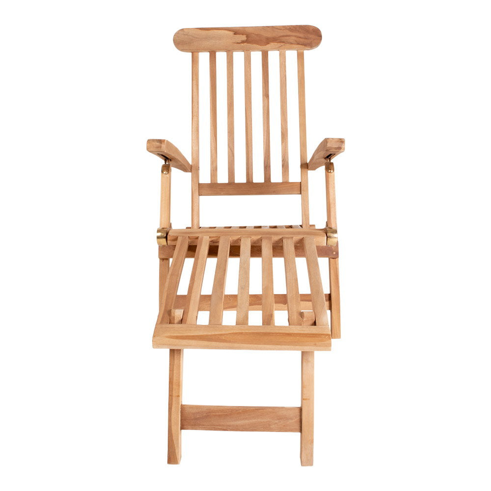Chilienne ARRECIFE réglable en teck naturel – vue 2