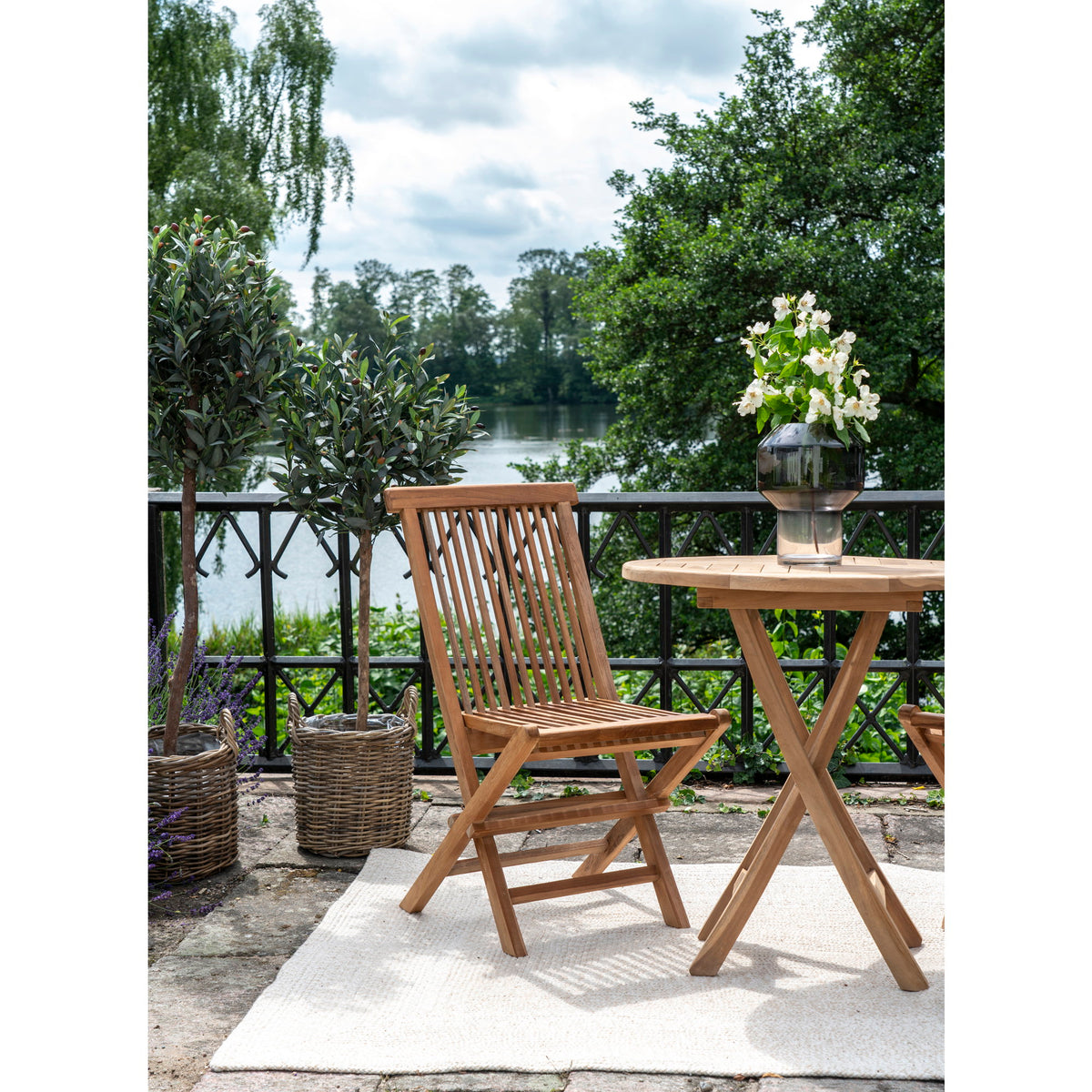 Lot de 2 chaises TOLEDO en teck naturel – vue 6