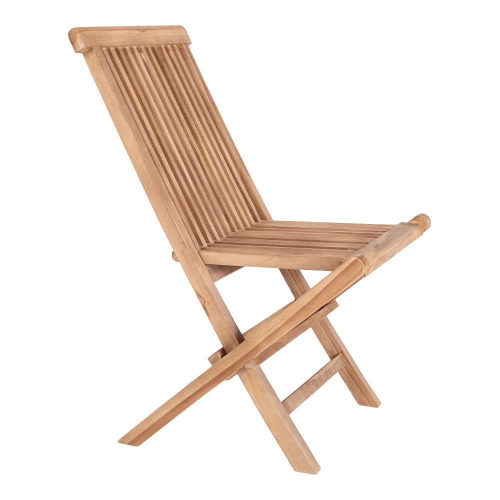 Lot de 2 chaises TOLEDO en teck naturel – vue 3