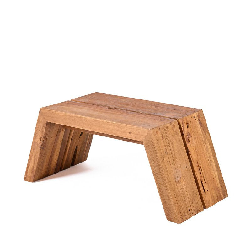 Table d’appoint extérieure ASHLEY COCOON en teck – vue principale