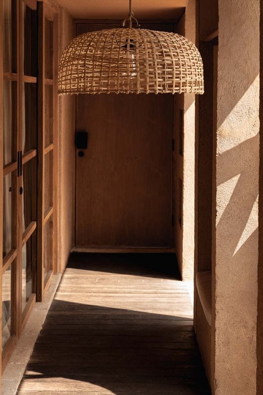 Suspension extérieure CLOCHE en rotin synthétique – vue officielle 3