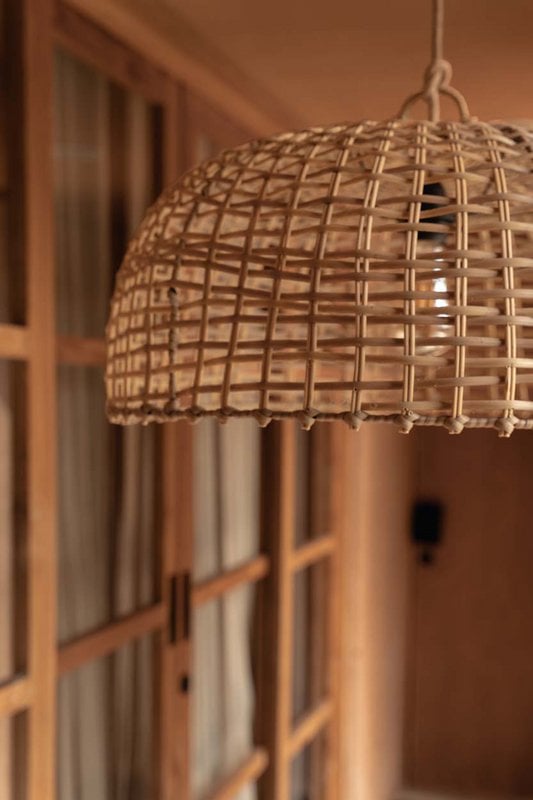 Suspension extérieure CLOCHE en rotin synthétique – vue officielle 4