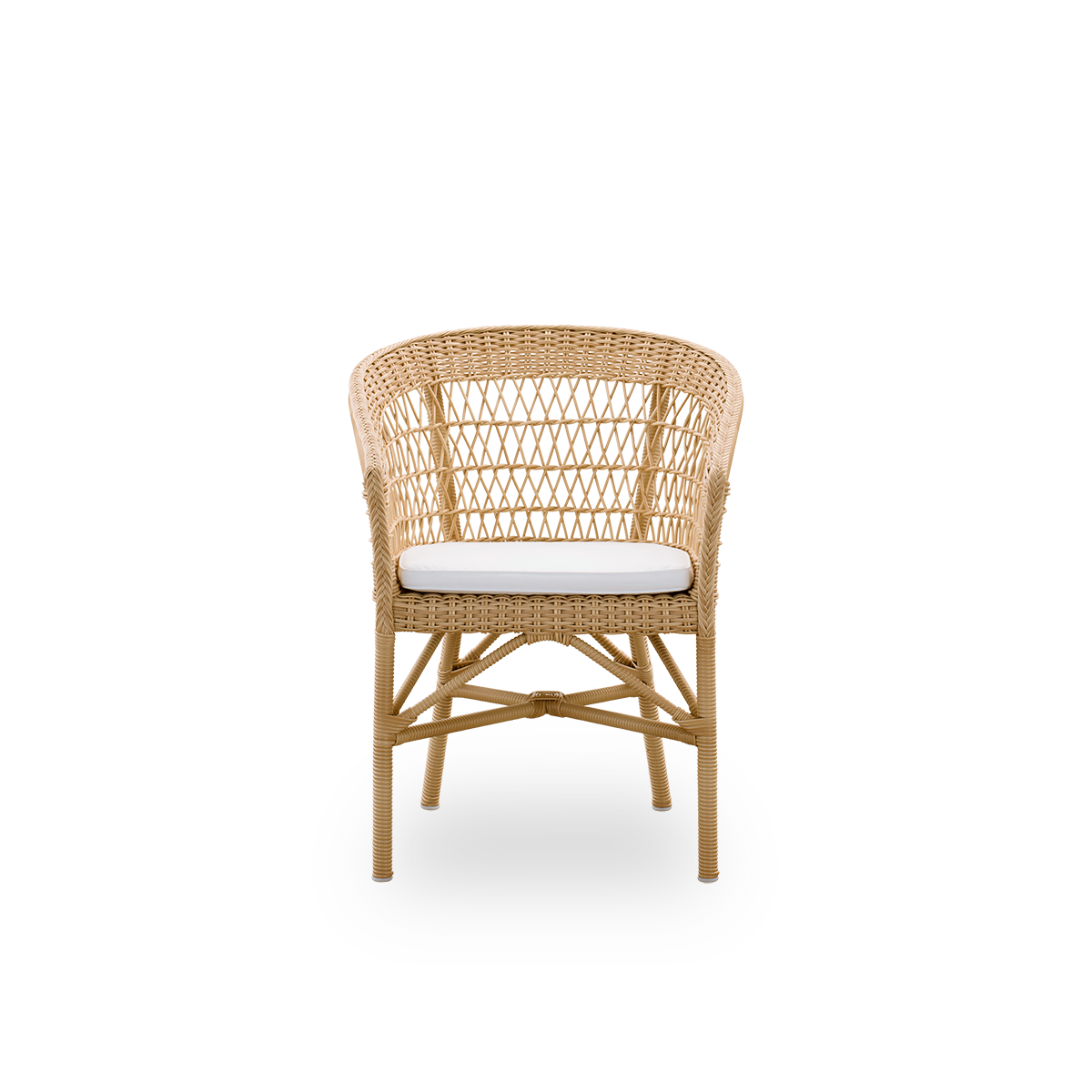 Chaise Emma naturelle – vue de face – Sika-Design