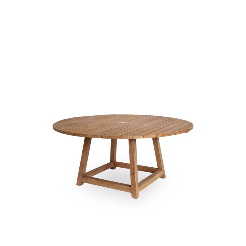 ROUND TABLE GEORGE TEAK OPENWORK Ø 160 CM