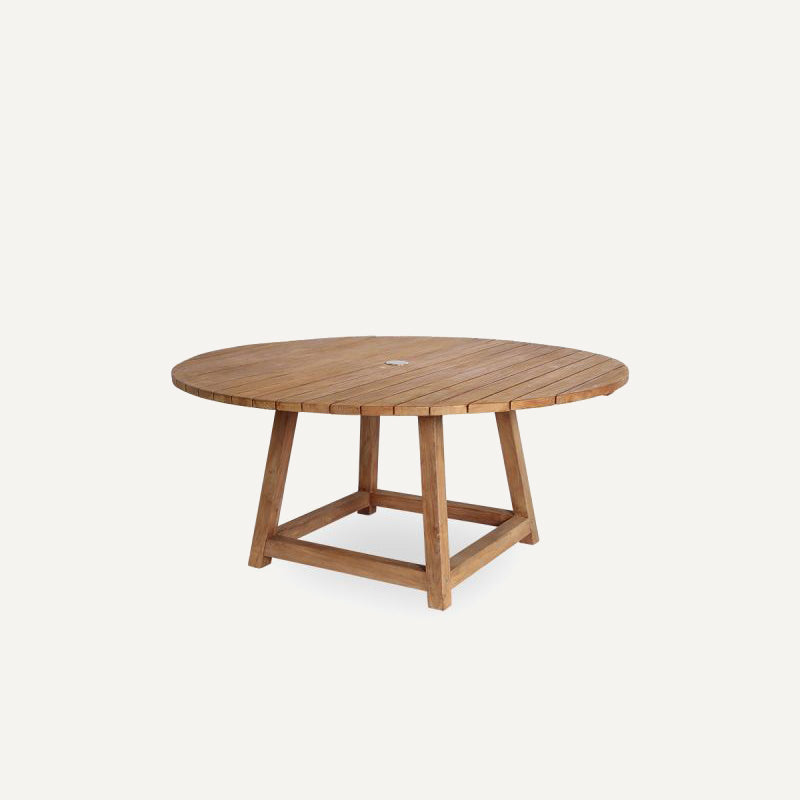 ROUND TABLE GEORGE TEAK OPENWORK Ø 160 CM
