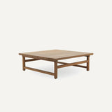 Table basse julian carree en teck ajoure 120 x 120 cm
