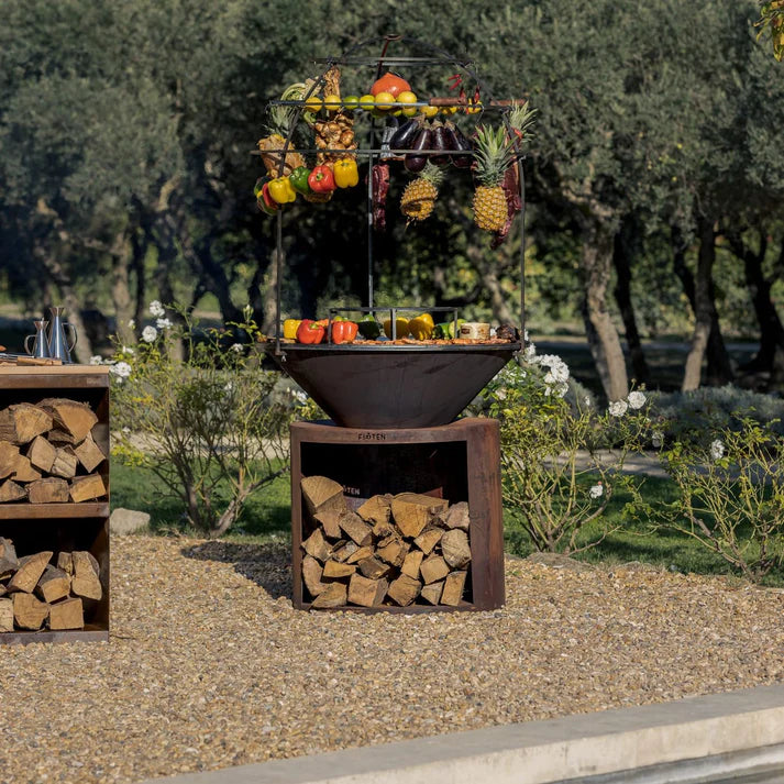 Brasero Ellipse 100 Corten_3