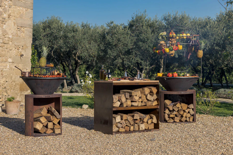 Brasero Ellipse 80 Corten