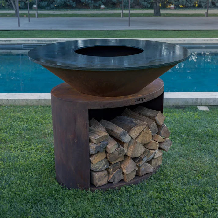 Brasero Ellipse 120 Corten_3