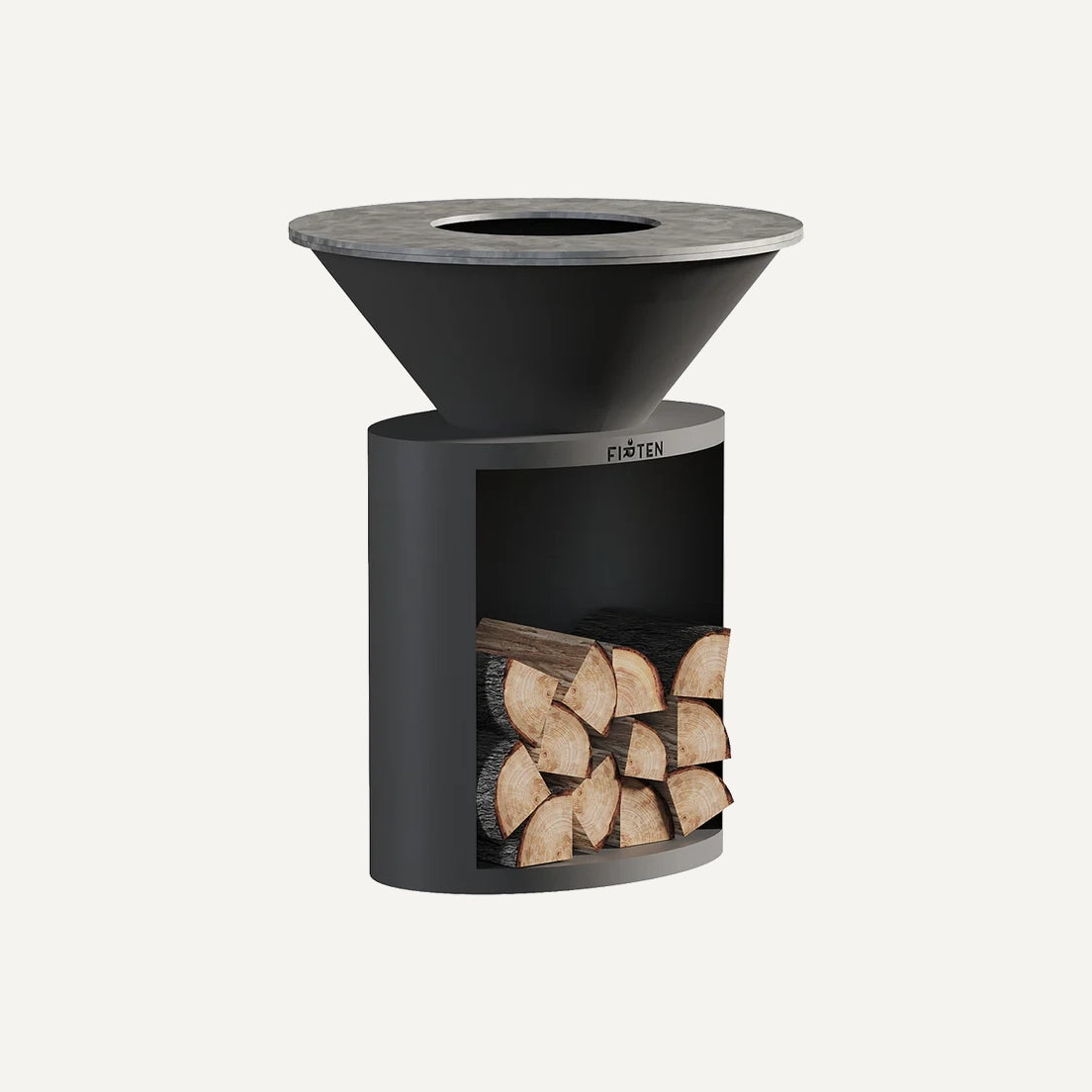 Ellipse 80 Black Brazier