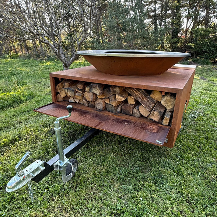 Brasero Voyageur – Remorque de cuisson professionnelle