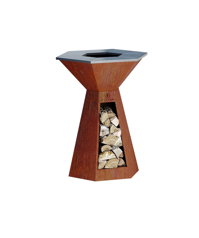 Brasero-Plancha Agape Corten 85