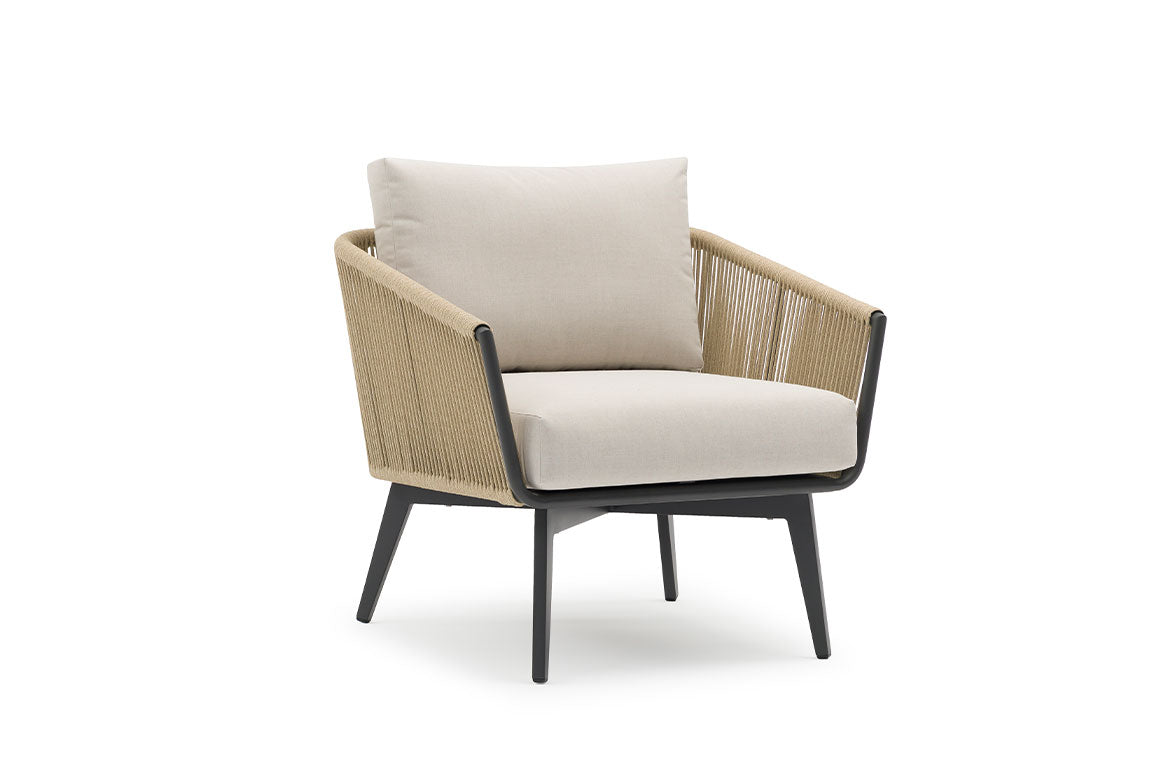Fauteuil extérieur DIVA anthracite