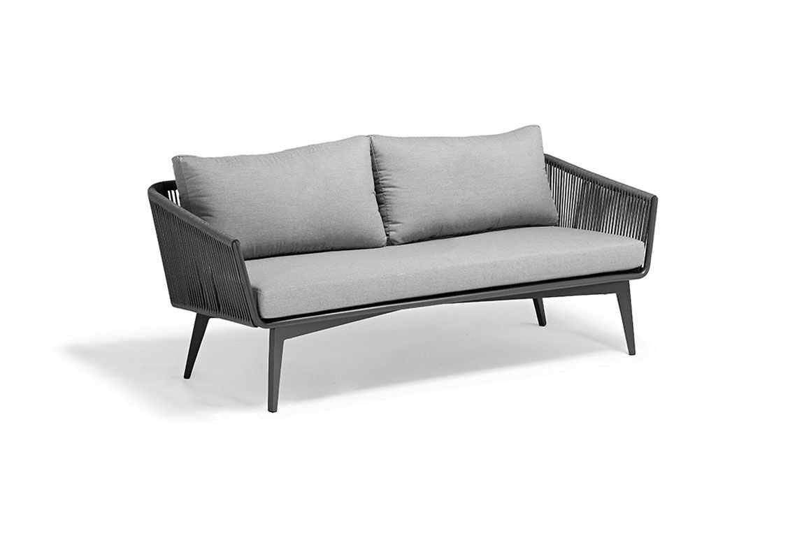Canapé extérieur DIVA 3 places anthracite