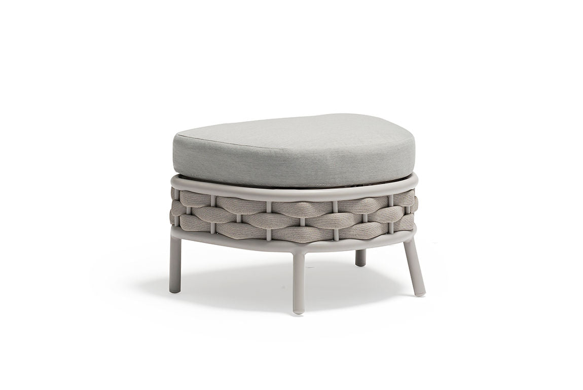 Pouf extérieur LOOP COUTURE Jardin greige