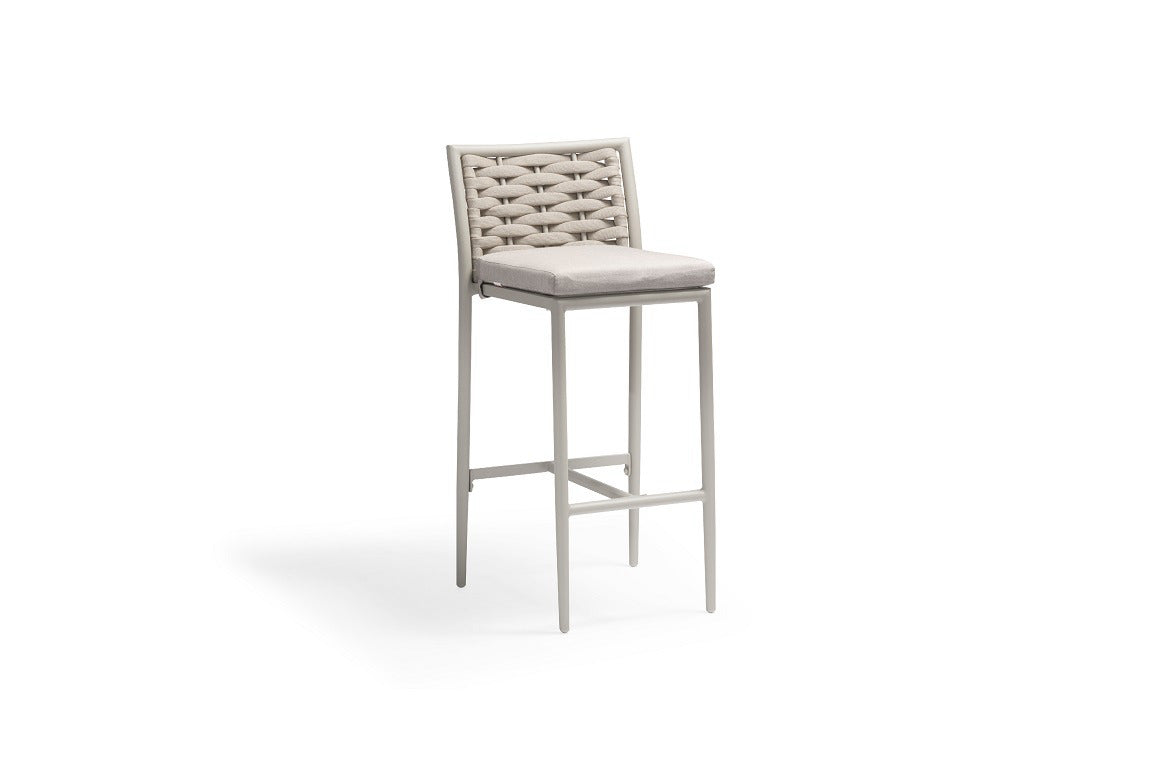 Tabouret de bar extérieur LOOP greige