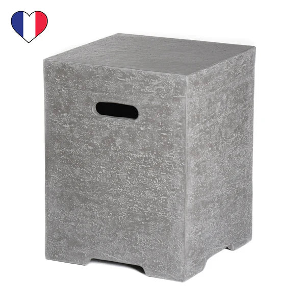 Raw square bottle chest