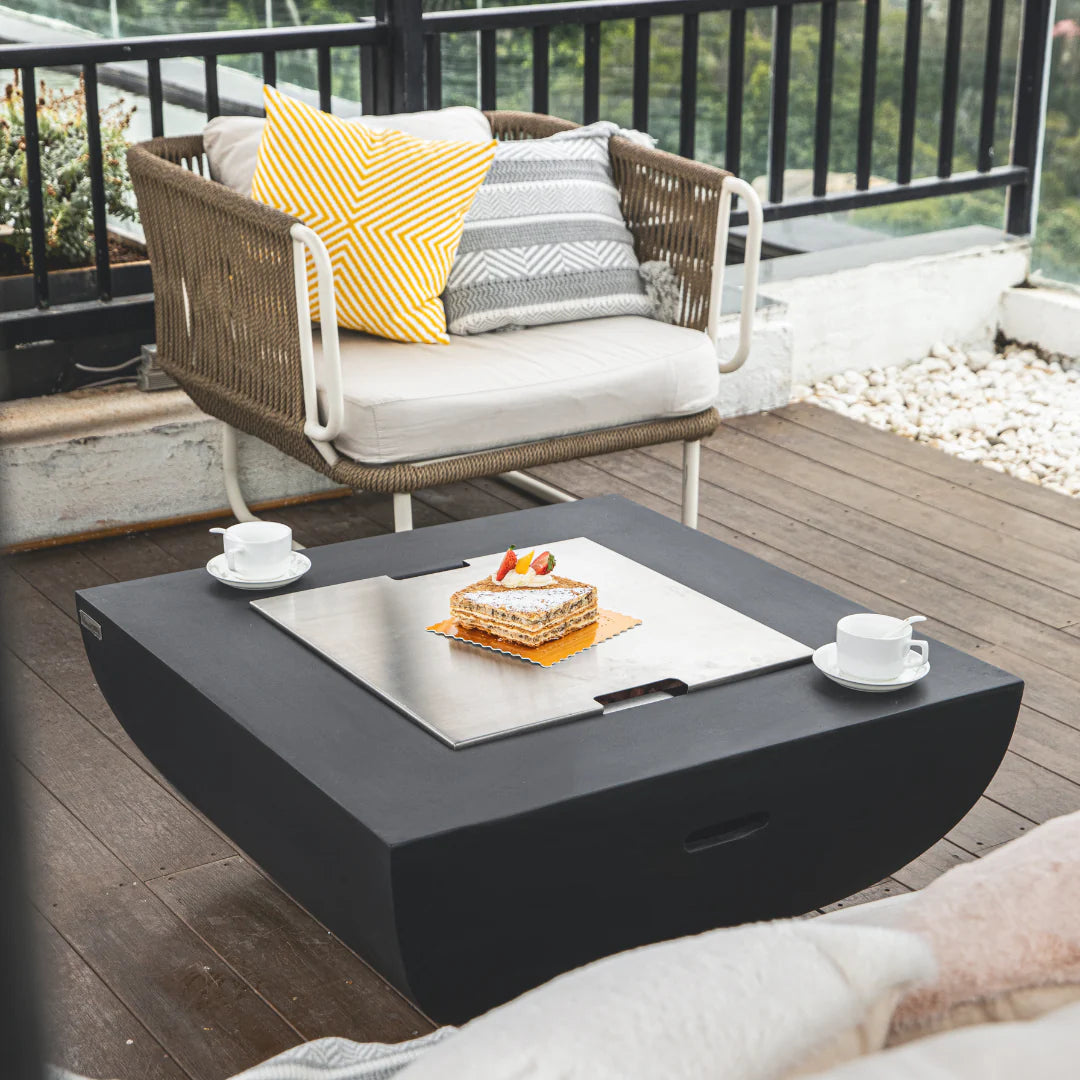 Slim Square Fireplace Cover