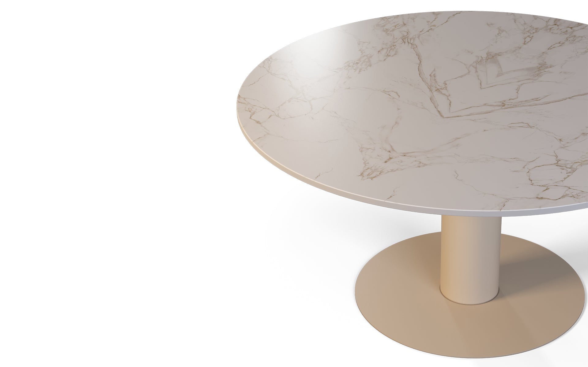 Table à manger ronde Dawn