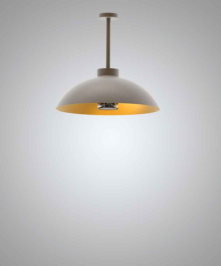 Lampe chauffante Dome suspendu