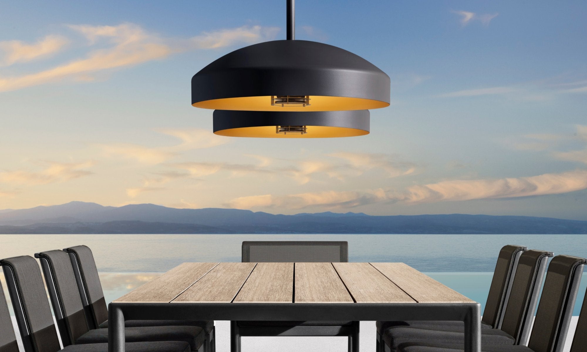 DISC hanging lamp by Piet Boon